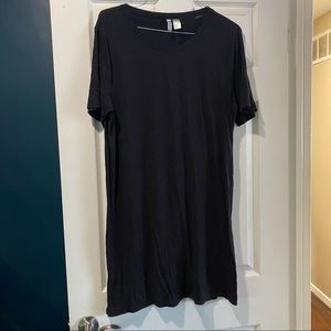 Dark grey T-shirt dress